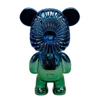 Bear Fan - Blue/Green