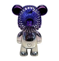 Bear Fan - Purple/Chrome