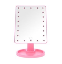 Pink LED Makeup Mirror